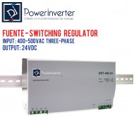 FUENTE DE PODER - SWITCHING POWER 380VAC /24VDC 20A (480W)